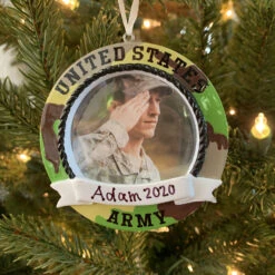 Personalized Camo Army Frame Christmas Ornament -Christmas Decor Shop apimw1ys1 06372.1710044619