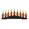 Christopher Radko Shiny Brite Halloween Bubble Bright Pumpkin Light Candolier 4027908