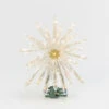 13.5" Electric Lighted Glittered Crystal Starburst Christmas Tree Topper 2619000