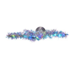 12.2" LED Lighted Silver Tinsel Star Christmas Tree Topper AD1022RGB -Christmas Decor Shop apit74un8 38456.1646091910