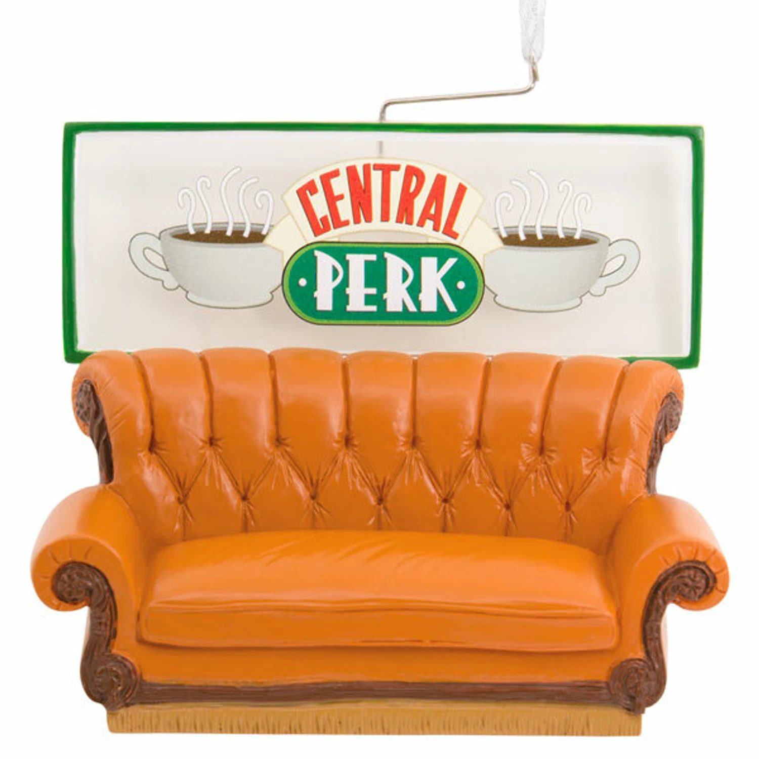 Hallmark 3" Central Perk Friends Couch Christmas Ornament 2HCM9510 1 Hallmark 3" Central Perk Friends Couch Christmas Ornament 2HCM9510