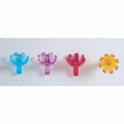 100 Pack 5/8" Multi Color Ceramic Tree Plastic Replacement Flower Pins P0669