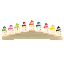 Christopher Radko Shiny Brite Holiday Splendor Snowman Bubble Light Candolier 4027595