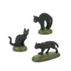 Department 56 Halloween Village A Clowder Of Black Cats Figure 6007711