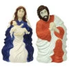 28" Set Of 2 Nativity Scene Blow Mold Outdoor Christmas Decor 74100