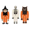 Beistle Vintage Set Of 3 14" Halloween Tissue Dancers Decoration 00430
