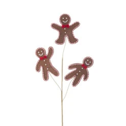 25" Gingerbread Christmas Tree Spray C6958