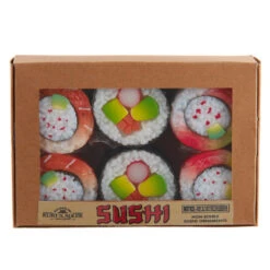 6 Piece Boxed Set Of Sushi Christmas Ornament D4063