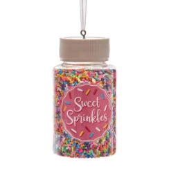 Kurt Adler 3.3" Set Of 2 Cookie Sprinkles Jar Christmas Ornament D4226 5 Kurt Adler 3.3" Set Of 2 Cookie Sprinkles Jar Christmas Ornament D4226 -Christmas Decor Shop d4226b 62784.1677690746