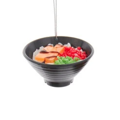 Kurt Adler 2.75" Set Of 3 Asian Rice & Noodle Bowl Christmas Ornament D4237 -Christmas Decor Shop d4237a 40223.1677695014