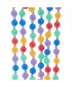 Kurt Adler 6' Colorful Frosted Iridescent Candy Christmas Tree Garland D4596