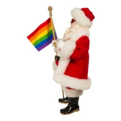 Kurt Adler 10" Fabriché Pride Santa Christmas Figure FA0179 -Christmas Decor Shop fa0179 03 56854.1677777300