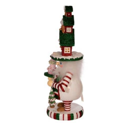 Kurt Adler 15" Hollywood Nutcrackers Lighted Gingerbread House Hat Nutcracker HA0571 -Christmas Decor Shop ha0571 04 94818.1678220018