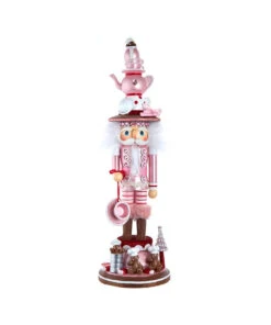 Kurt Adler 18" Hollywood Nutcrackers Pink Tea Nutcracker HA0797