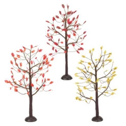 Department 56 Set Of 3 September Oaks Halloween Village Tree Accessories 6014712