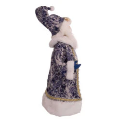 Kurt Adler 18" Blue Delft Santa Holding Sign Christmas Figure J6098 -Christmas Decor Shop j6098 02 31685.1678115423