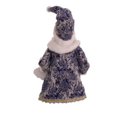 Kurt Adler 18" Blue Delft Santa Holding Sign Christmas Figure J6098 -Christmas Decor Shop j6098 03 13515.1678115419