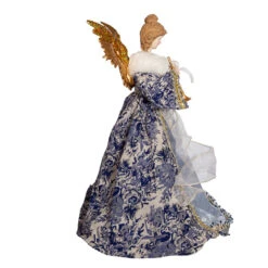 17" Indigo Blue Delft Angel Christmas Tree Topper J6099 -Christmas Decor Shop j6099 02 48878.1653408820
