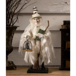 Bethany Lowe 16" Ghostly Witch Vintage Halloween Decoration TD3144