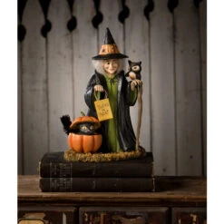 Bethany Lowe 9.25" Trick Or Treat Callie Witch Halloween Figure TD3151