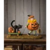 Bethany Lowe 7.5" Pumpkin Paige With Wagon Halloween Figure TD3152