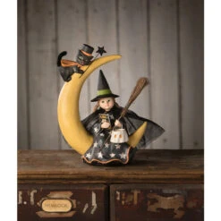 Bethany Lowe 8" Mara On Moon Halloween Figure Decoration TD3154