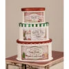 Bethany Lowe Set Of 3 Sweet Tidings Christmas Nesting Boxes TL1361