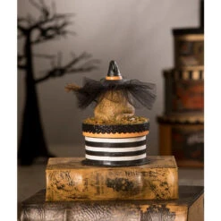 Bethany Lowe 7" Witchy Toad On Box Container Halloween Decoration TL2348 -Christmas Decor Shop tl2348 2 lg 94356.1745333454