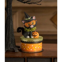 Bethany Lowe 8" Halloween Kitty Binks On Box Vintage Halloween Decoration TL3355 7 Bethany Lowe 8" Halloween Kitty Binks On Box Vintage Halloween Decoration TL3355 -Christmas Decor Shop tl3355 1 lg 36997.1719417171